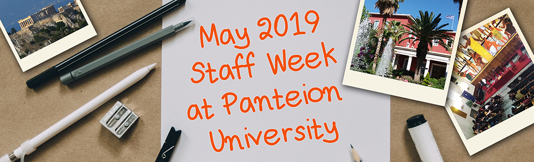 2019 Staff Week Panteion University Athens Greece