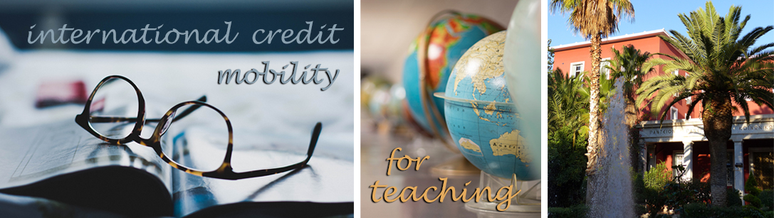 Ανακοίνωση - Προκήρυξη Θέσεων από Erasmus+ International Credit Mobility 2017 - 2019 για Διδασκαλία